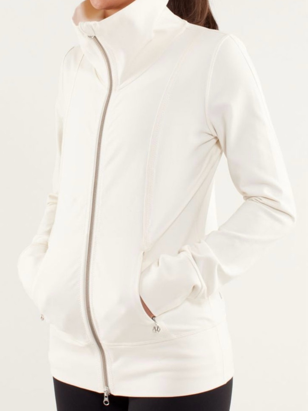 Lululemon Daily Yoga Jacket Polar Cream